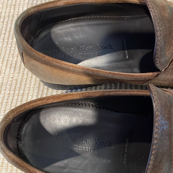 To Boot New York Brushed Leather Dark Brown Men’s Size 8.5 - Picture 8 of 11